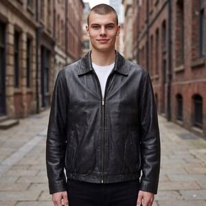 Mens Jackets Chaps Ralph Lauren Leather Jacket Polo Ralph Lauren